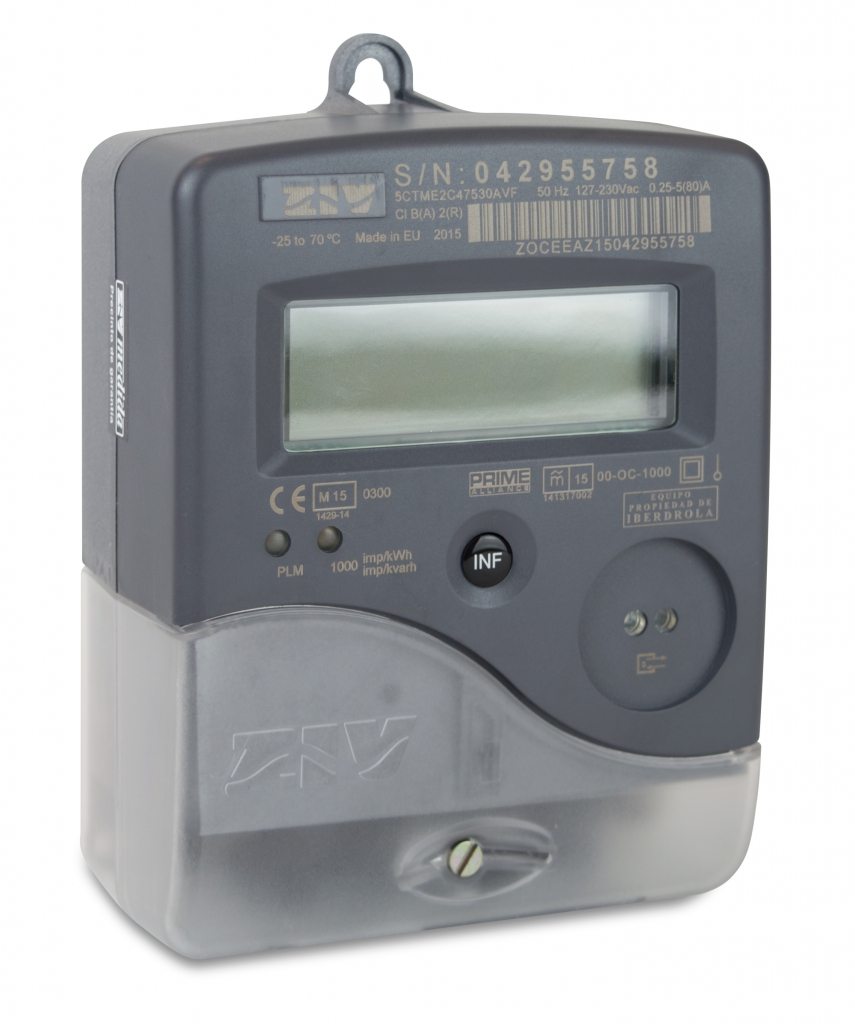 ZIV Single phase meter (PRIME PLC)