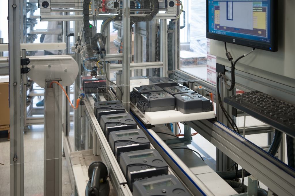 ZIV Smart metering manufacturing line in zamudio, Spain