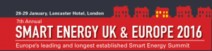 SMART ENERGY UK & EUROPE SUMMIT 2016