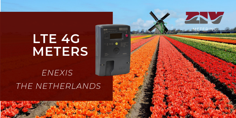 Enexis Netbeheer desplegará contadores inteligentes LTE 4G de ZIV