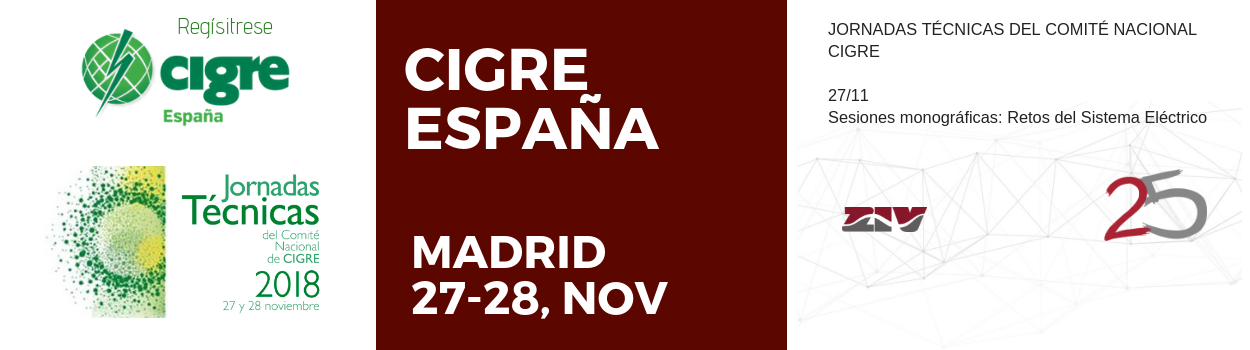 JORNADAS TÉCNICAS CIGRE ESPAÑA 2018