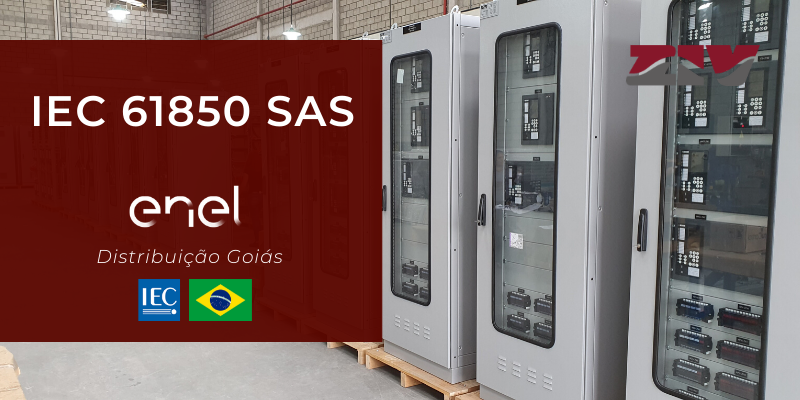 59 armarios de P&C ZIV e-NET flex 61850 para Enel Goias (Brasil)