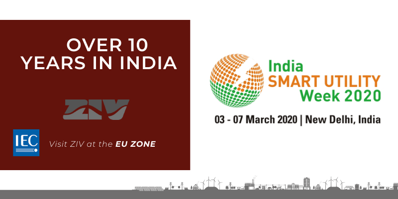 ZIV at Smart Utility Week India March 3-72020