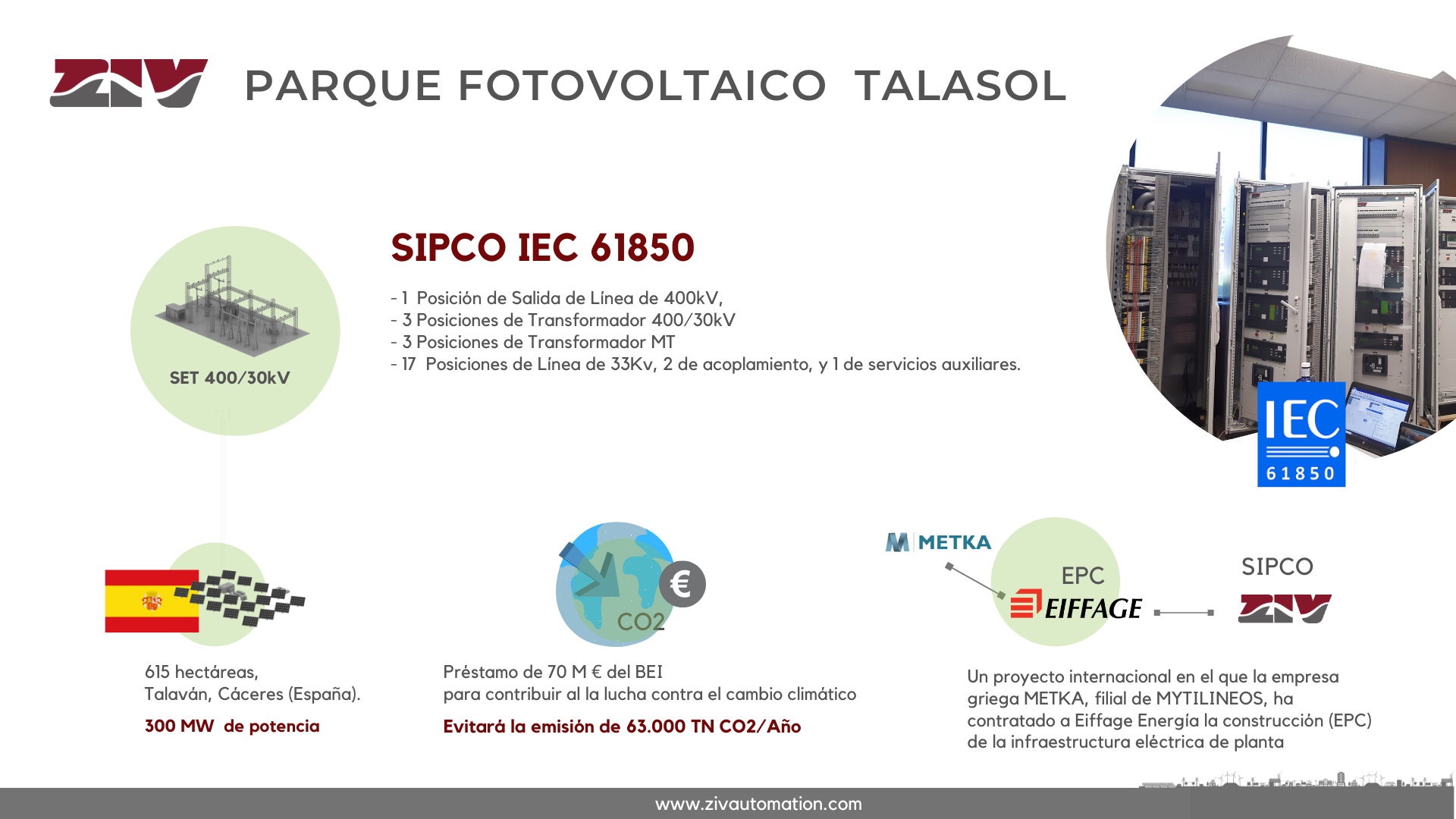 parque fotovoltaico talasol metka eiffage ziv sipco