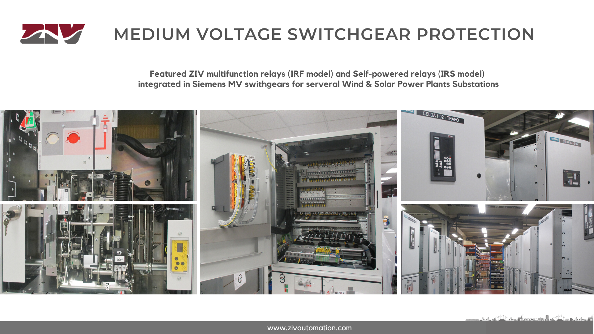 ZIV RELAYS for Medium Voltage Switchgear protection Medium Voltage Switchgear protection
