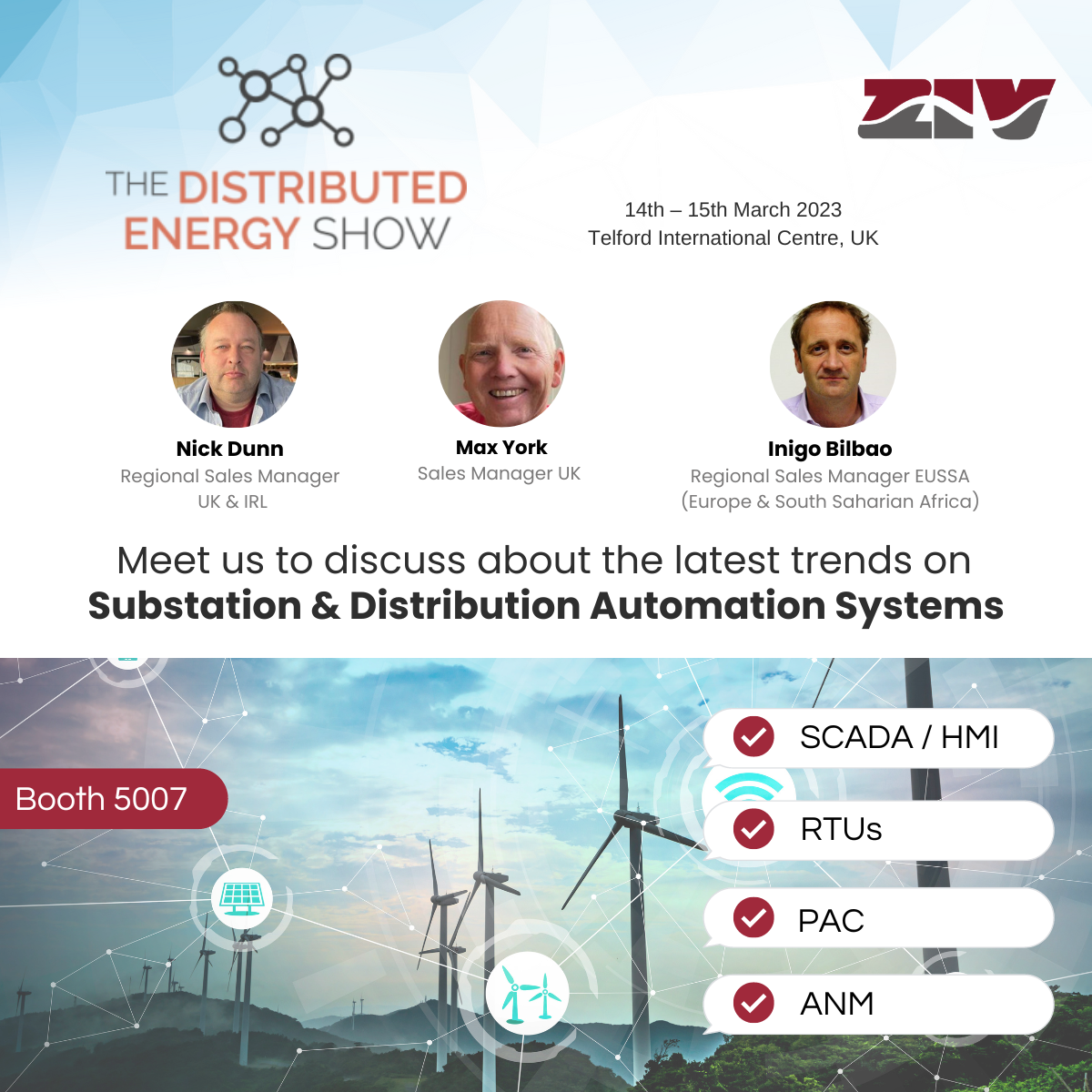 ZIV AT DISTRIBUTED ENERGY SHOW 2023